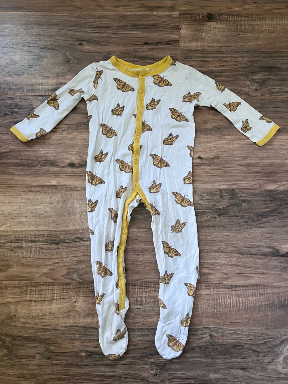 Kyte Baby monarch snap footed romper